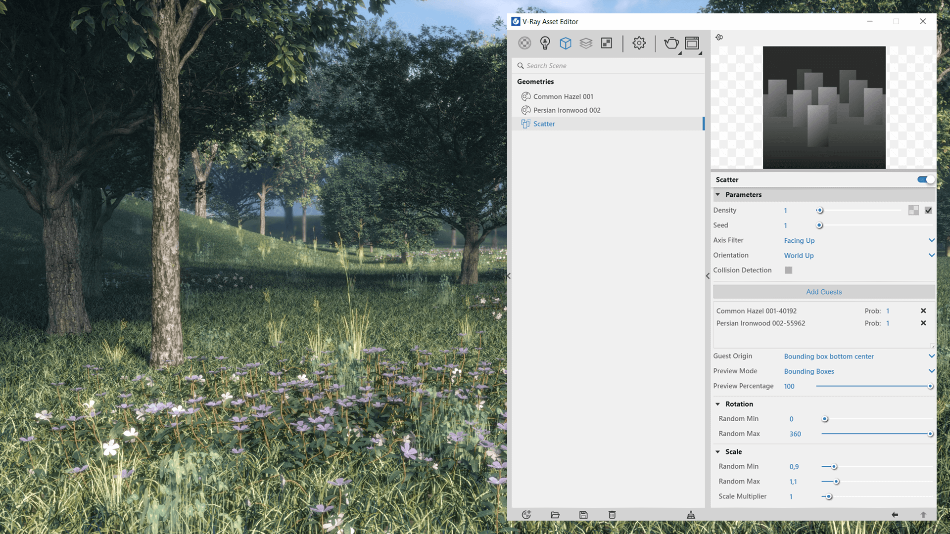 Obiekty w V-Ray